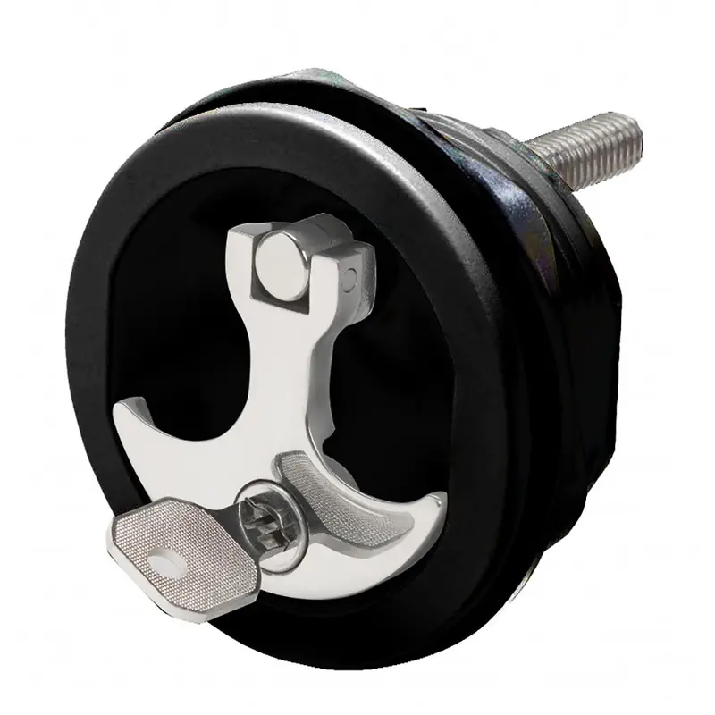 Whitecap Compression Handle – Zamac Housing With Black Nylon Locking Mechanism, Freshwater Use Only [S-1415Bc] 1