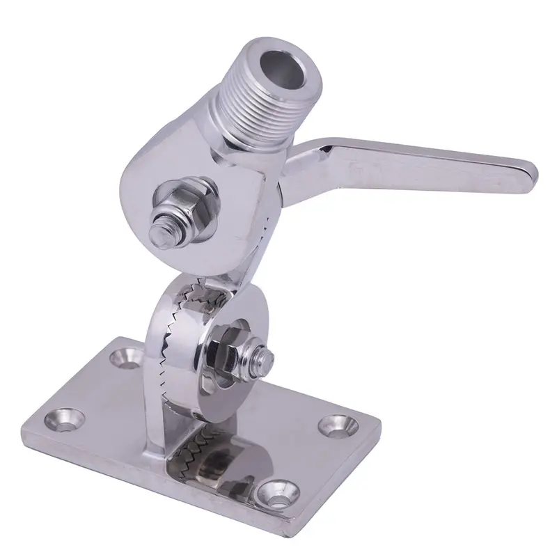 Whitecap Heavy-Duty 316 Stainless Steel Ratchet Antenna Mount 1