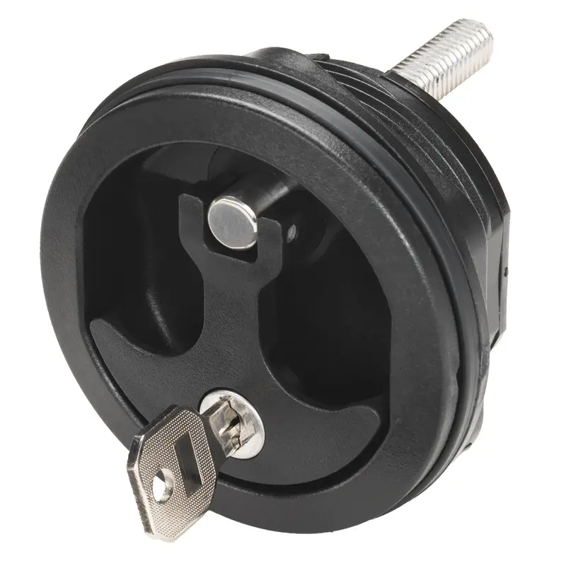 Whitecap Nylon Compression Handle – Black Finish With Secure Locking Mechanism 1