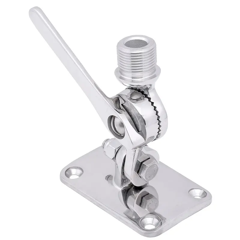 Whitecap Stainless Steel Ratchet Antenna Mount – Grade 316 Construction 1