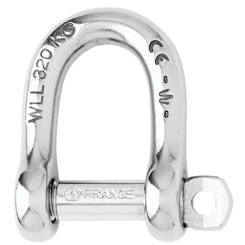 Wichard 4Mm Self-Locking D-Shackle – 5/32 Inch Diameter (Model 1201W) 1