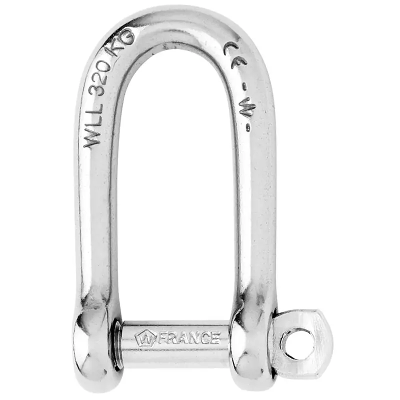 Wichard 8Mm Long D-Shackle With Self-Locking Mechanism – 5/16 Inch (Model 1214W) 1