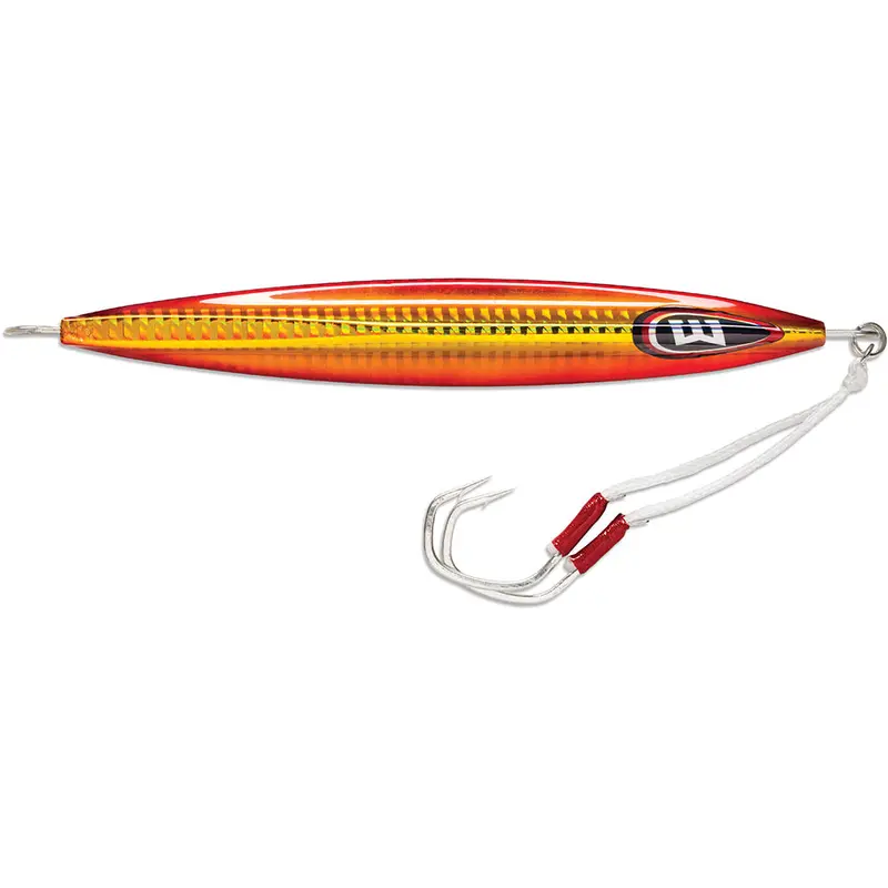 Williamson Kensaki 220 Jig – 6.75-Inch, 7.75-Ounce, Hot Sauce Hue (Model Ksjx220Hs) 1